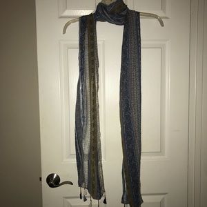 Blue Lightweight Scarf